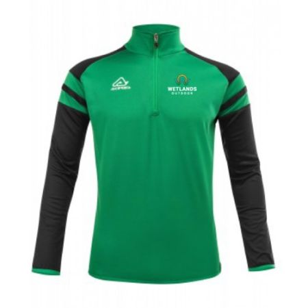 Wetlands Outdoor Half zip groen/zwart (unisex)