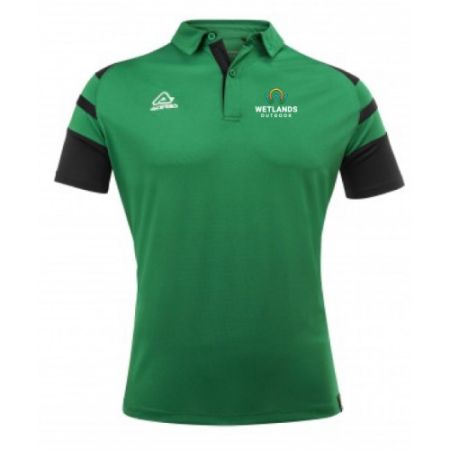 Wetlands Outdoor poloshirt jongens groen/zwart